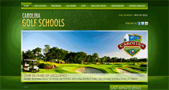 Desktop Screenshot of carolinagolfschools.com